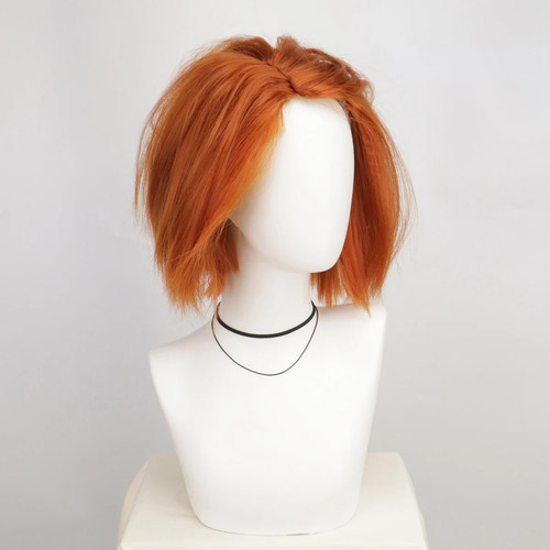 Short orange brown yaki - brown,