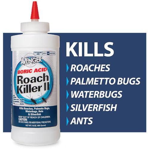 Avenger boric acid roach - boric,