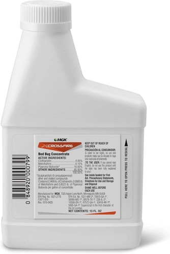 Crossfire bed bug concentrate - bug,
